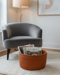 Cesto Multifuncional Versa – náutico, core Terracota.